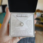 To My Soulmate, Wife necklace, Wife anniversary, Gift for Wife, Gift from husband, Gift for Soulmate, Anniversary necklace