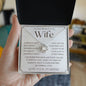 To My Wife Necklace, Anniversary Gift, Wife Gift Ideas, Gift From Husband, Wife Birthday Gift, Romantic Gift Wife, Anniversary Wife