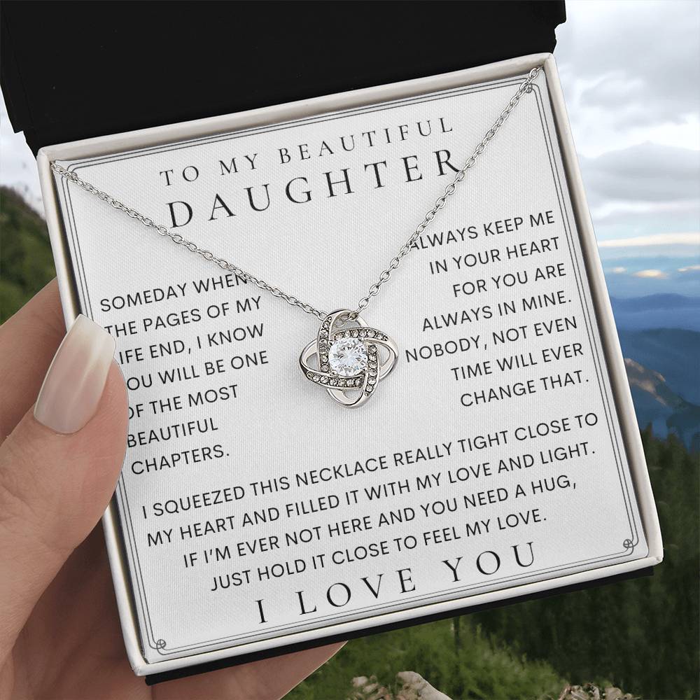 To My Daughter, Daughter Necklace, Daughter Birthday, Daughter Christmas Gift, Daughter Gift Ideas, Father Mother Daughter Gift