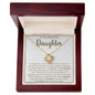To My Beautiful Daughter | Love Knot Necklace