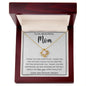 To My Beautiful Mom | Love Knot Necklace