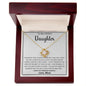 To my Lovely Daughter | Love Knot Necklace.