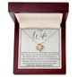 To My Wife | Love Knot Necklace