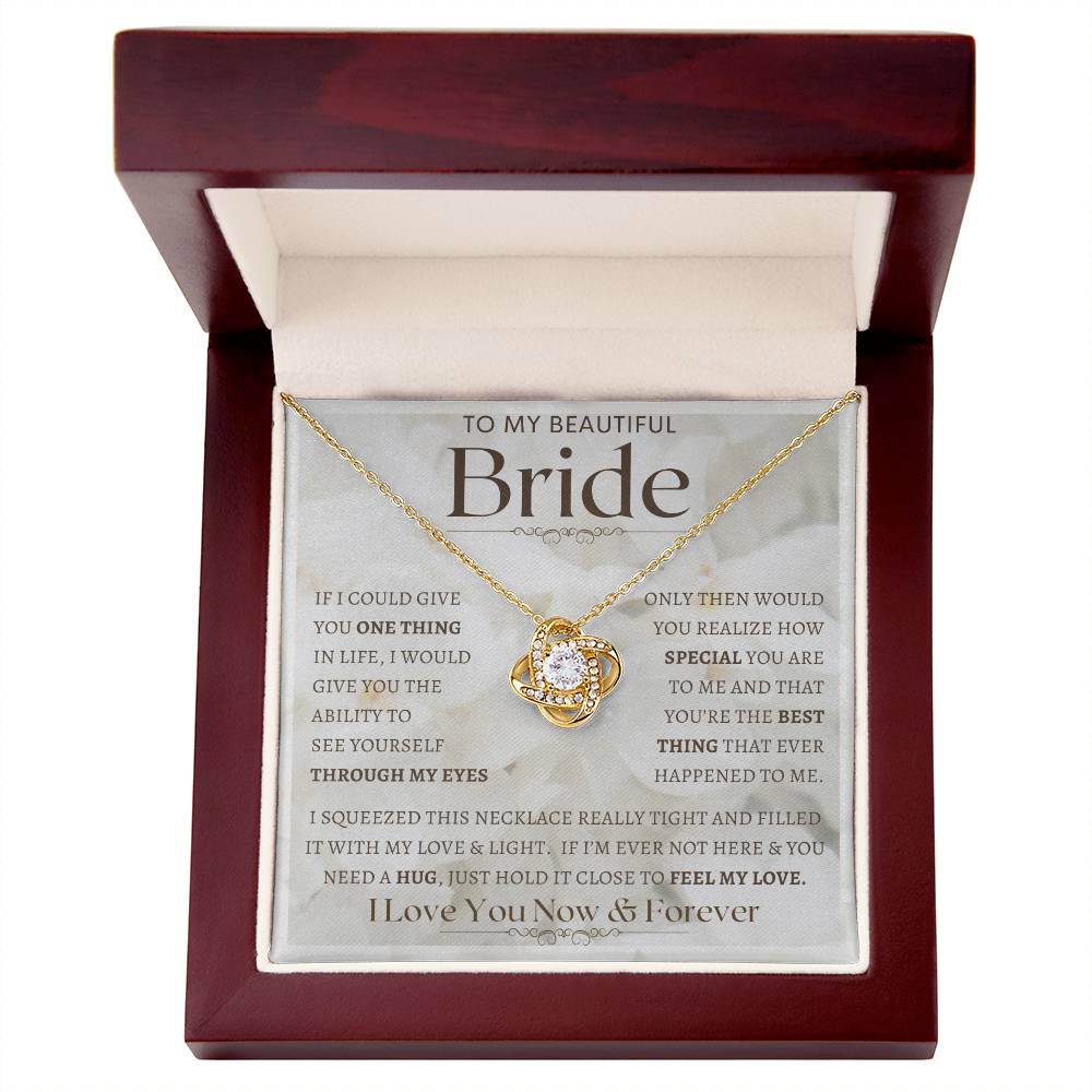 To My Bride Necklace, Anniversary Gift, Wife Gift Ideas, Gift From Husband, Wife Birthday Gift, Romantic Gift Wife, Anniversary Wife