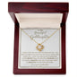 To My Goddaughter | Love Knot Necklace
