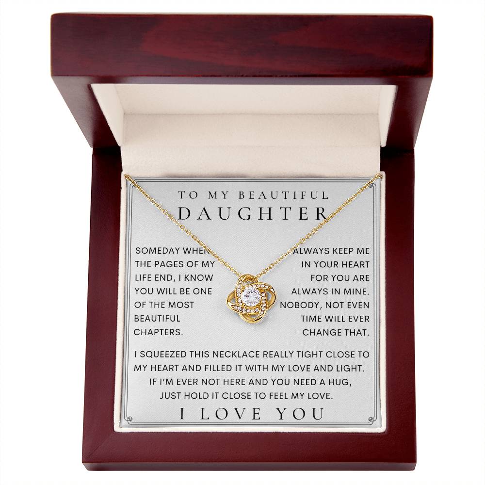 To My Daughter, Daughter Necklace, Daughter Birthday, Daughter Christmas Gift, Daughter Gift Ideas, Father Mother Daughter Gift