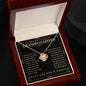 To My Granddaughter - Granddaughter Gift - Granddaughter Necklace - Birthday Necklace - Graduation Gift - Gift from Grandma/Grandpa