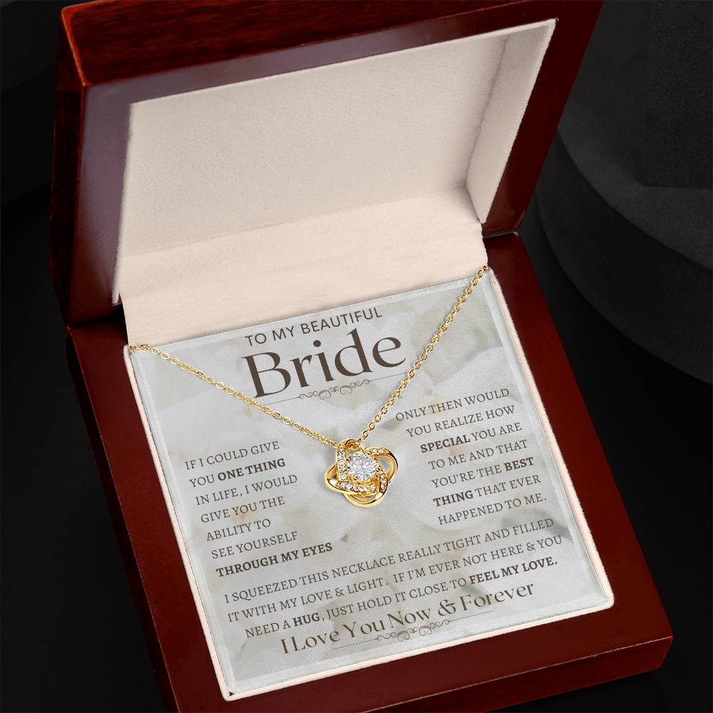 To My Bride Necklace, Anniversary Gift, Wife Gift Ideas, Gift From Husband, Wife Birthday Gift, Romantic Gift Wife, Anniversary Wife