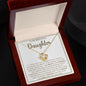 To My Beautiful Daughter | Love Knot Necklace