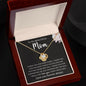 To My Beautiful Mom | Love Knot Necklace