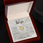 To My Wife Necklace, Anniversary Gift, Wife Gift Ideas, Gift From Husband, Wife Birthday Gift, Romantic Gift Wife, Anniversary Wife
