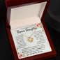To My Amazing Bonus Daughter | Love Knot Necklace
