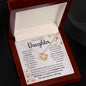To My Lovely Daughter | Love Knot Necklace
