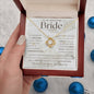 To My Bride Necklace, Anniversary Gift, Wife Gift Ideas, Gift From Husband, Wife Birthday Gift, Romantic Gift Wife, Anniversary Wife