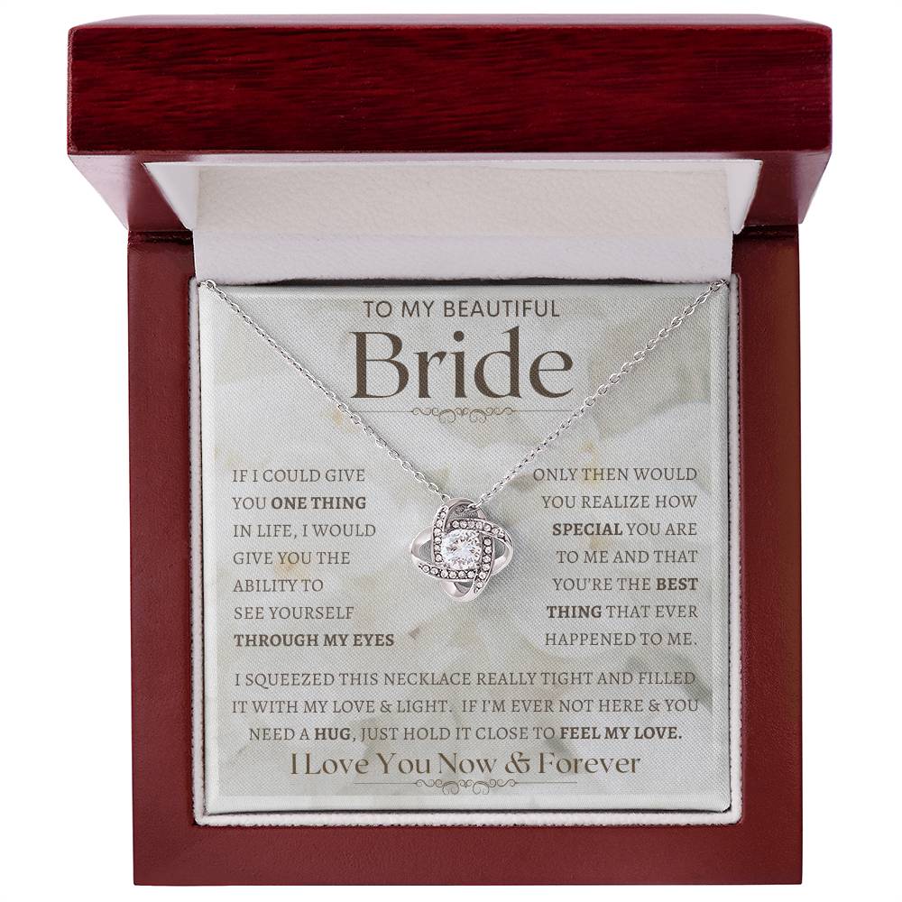 To My Bride Necklace, Anniversary Gift, Wife Gift Ideas, Gift From Husband, Wife Birthday Gift, Romantic Gift Wife, Anniversary Wife
