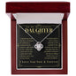 To My Daughter - Daughter Birthday - Graduation Gift - Daughter gift - Mother Daughter Gift - Father Daughter Gift - Christmas Gift