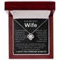 To My Beautiful Wife | Love Knot Necklace