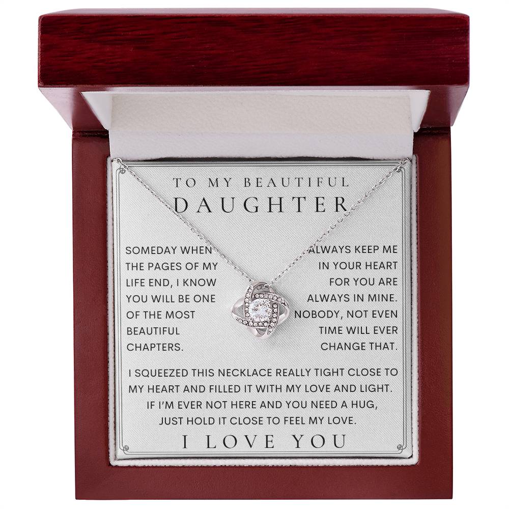 To My Daughter, Daughter Necklace, Daughter Birthday, Daughter Christmas Gift, Daughter Gift Ideas, Father Mother Daughter Gift
