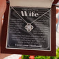 To My Wife Necklace, Anniversary Gift, Wife Gift Ideas, Gift From Husband, Wife Birthday Gift, Romantic Gift Wife