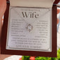 To My Wife Necklace, Anniversary Gift, Wife Gift Ideas, Gift From Husband, Wife Birthday Gift, Romantic Gift Wife, Anniversary Wife