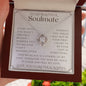 To My Soulmate, Wife necklace, Wife anniversary, Gift for Wife, Gift from husband, Gift for Soulmate, Anniversary necklace