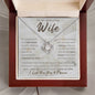 To My Wife Necklace, Anniversary Gift, Wife Gift Ideas, Gift From Husband, Wife Birthday Gift, Romantic Gift Wife, Anniversary Wife