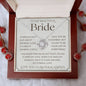 To My Bride, Wedding Day Gift for Bride from Groom, To My Beautiful Bride, Gift from Groom, To Bride Gift Wedding Day