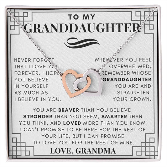 To My Granddaughter Gift, Grandma Gift, Birthday Gift, Personalized Gift, Granddaughter Christmas, Daughter Wedding
