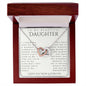 To My Daughter, Daughter Gift, Daughter Necklace, Daughter Birthday, Daughter Christmas Gift, Daughter Gift Ideas