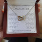 To My Daughter, Daughter Gift, Daughter Necklace, Daughter Birthday, Daughter Christmas Gift, Daughter Gift Ideas