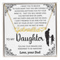 To My Daughter | Personalized Heart Name Necklace