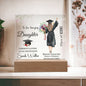 To Our Amazing Daughter | Square Acrylic Plaque