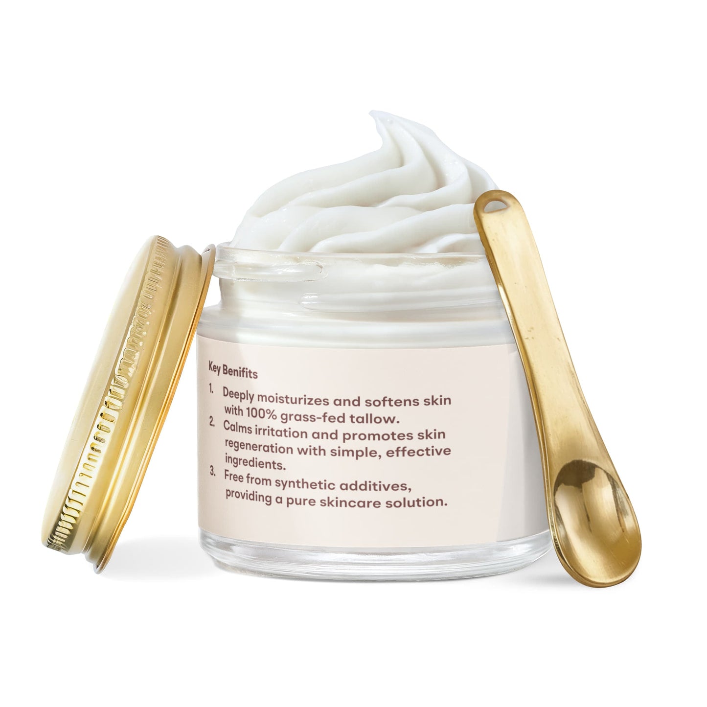 Whipped Grass-Fed Tallow Balm with Vanilla Bean