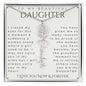 Daughter Gift, Daughter Necklace, Daughter Birthday, Daughter Christmas Gift, Daughter Gift Ideas, Father Daughter Gift