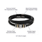 To My Dad, Gift for Dad, Dad Birthday Gift, Gift from Daughter, To My Dad from Daughter, Father Son Gift, Bracelet for Dad