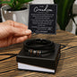 To My Grandson | Men's "Love You Forever" Bracelet