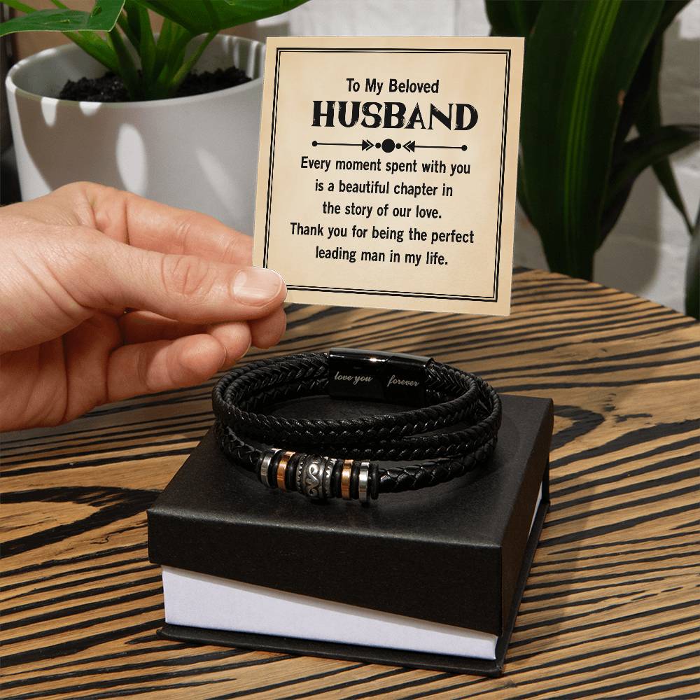 To My Husband | Love you Forever Bracelet | Birthday Gift | Men's Jewelry | Father's Day Gift |Bracelet For Dad |Gift For Dad |Gift For Him