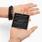 To My Dad, Gift for Dad, Dad Birthday Gift, Gift from Daughter, To My Dad from Daughter, Father Son Gift, Bracelet for Dad