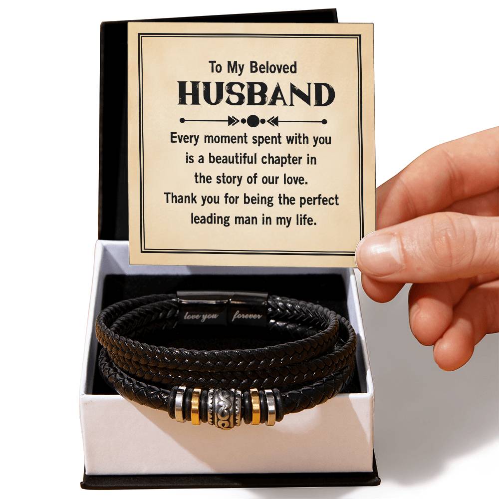 To My Husband | Love you Forever Bracelet | Birthday Gift | Men's Jewelry | Father's Day Gift |Bracelet For Dad |Gift For Dad |Gift For Him