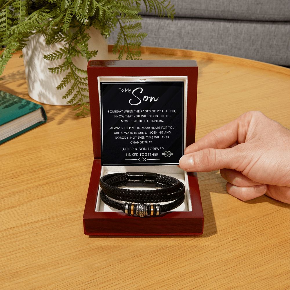 To My Son From Dad | Men's "Love You Forever" Bracelet