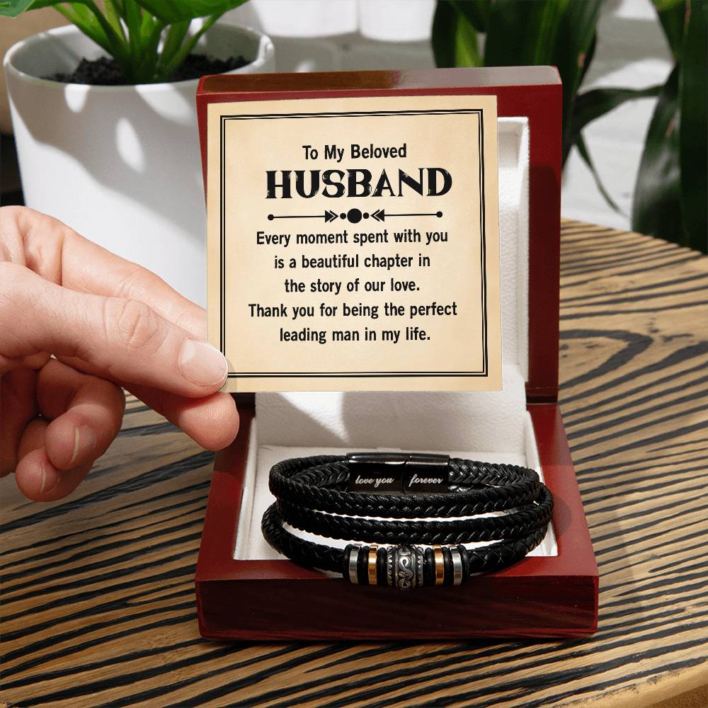 To My Husband | Love you Forever Bracelet | Birthday Gift | Men's Jewelry | Father's Day Gift |Bracelet For Dad |Gift For Dad |Gift For Him