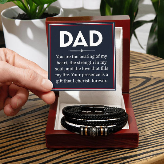 To My Dad | Men's "Love You Forever" Bracelet