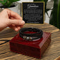 To Our Grandson | Men's "Love You Forever" Bracelet
