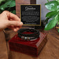 To Our Grandson | Men's "Love You Forever" Bracelet