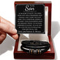 To My Son | Son Birthday Gift | Mens Cuff Bracelet | Gift From Mother | Birthday Gift From Mom | Gift For Him | Gift For Son From Dad