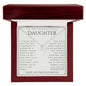 To My Daughter, Daughter Gift, Daughter Necklace, Daughter Birthday, Daughter Christmas Gift, Daughter Gift Ideas
