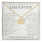 To My Daughter, Daughter Gift, Daughter Necklace, Daughter Birthday, Daughter Christmas Gift, Daughter Gift Ideas