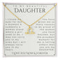 To My Daughter, Daughter Gift, Daughter Necklace, Daughter Birthday, Daughter Christmas Gift, Daughter Gift Ideas