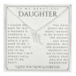 To My Daughter, Daughter Gift, Daughter Necklace, Daughter Birthday, Daughter Christmas Gift, Daughter Gift Ideas