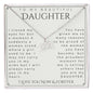 To My Daughter, Daughter Gift, Daughter Necklace, Daughter Birthday, Daughter Christmas Gift, Daughter Gift Ideas